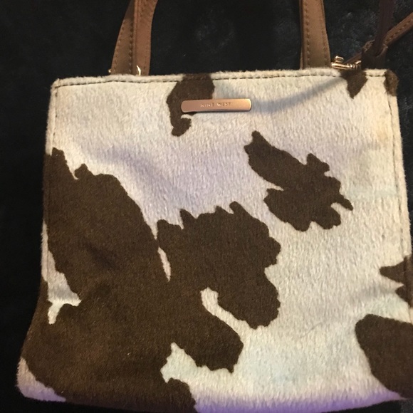 cow skin purse